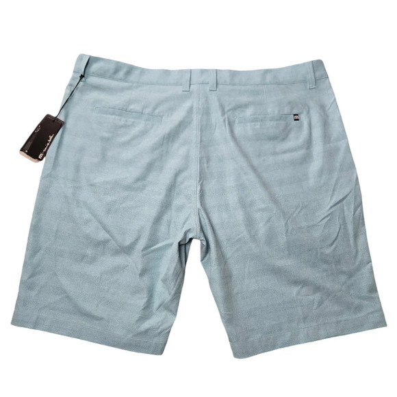 NWT Travis Mathew Men Sz 42 Blue Lake Powell 4-Way Stretch Quick Dry Golf Shorts - Picture 2 of 13